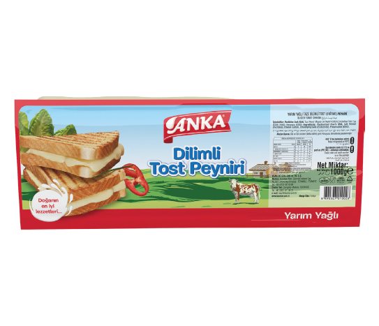 Yarım Yağlı Dilimli Tost Peyniri