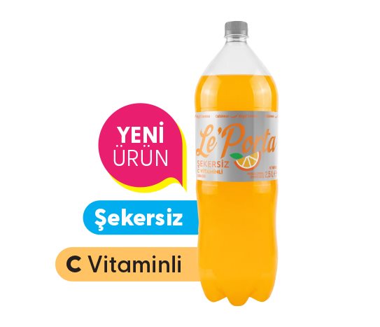 Portakal Aromalı Gazlı İçecek