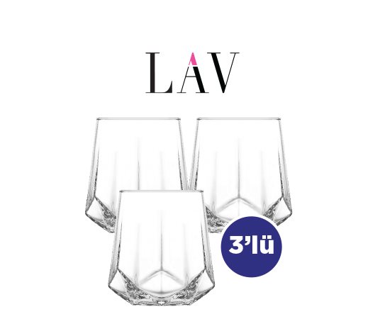 3'LÜ VALERİA SU BARDAĞI