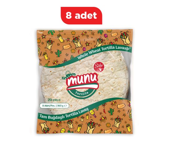 Tam Buğdaylı Tortilla Lavaş