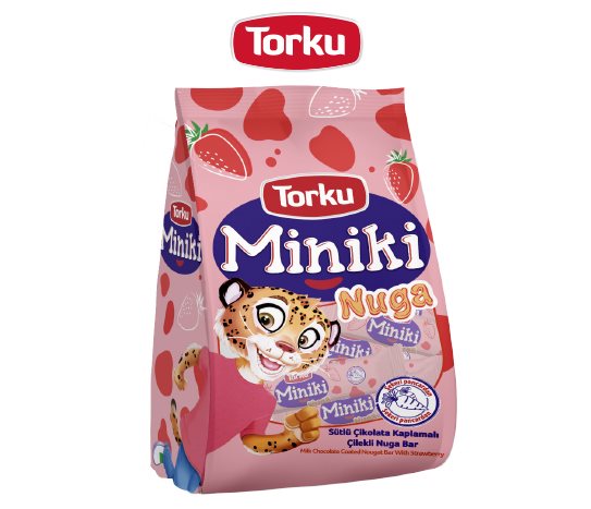 Çilekli Mini Nuga Bar Miniki