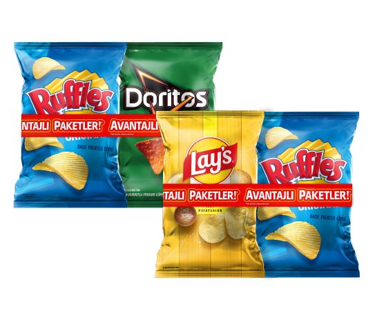Cips Çeşitleri Ruffles/Doritos 319 g Lays/Ruffles 300 g