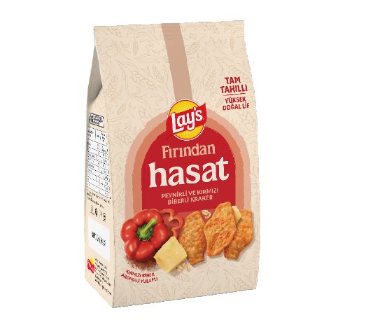 Peynirli ve Kırmızı Biberli Kraker