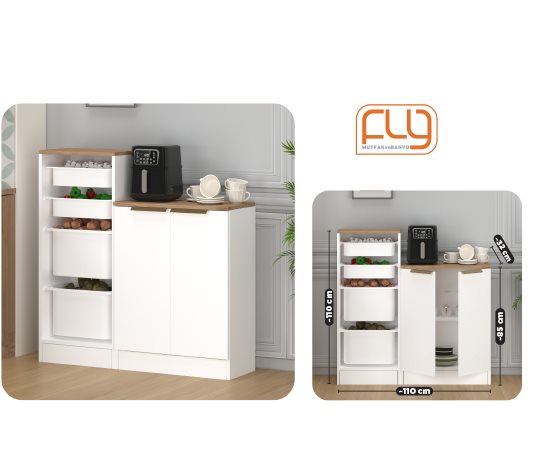 LOYA SEPETLİ ÇOK AMAÇLI DOLAP