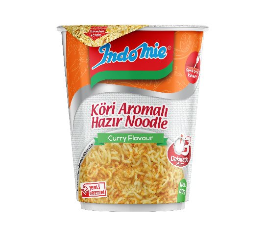 Bardak Noodle Köri Aromalı