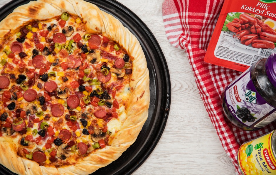 Yufkadan Pizza