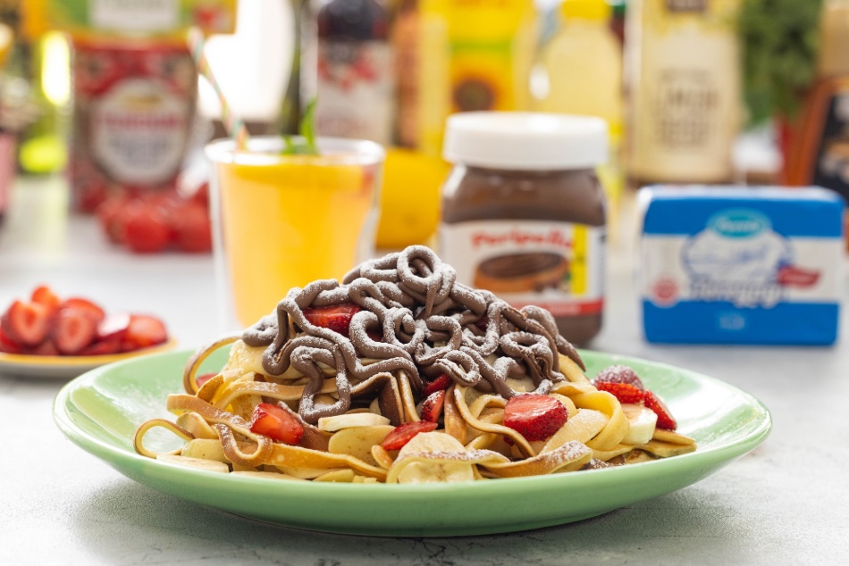 Pankek Spagetti